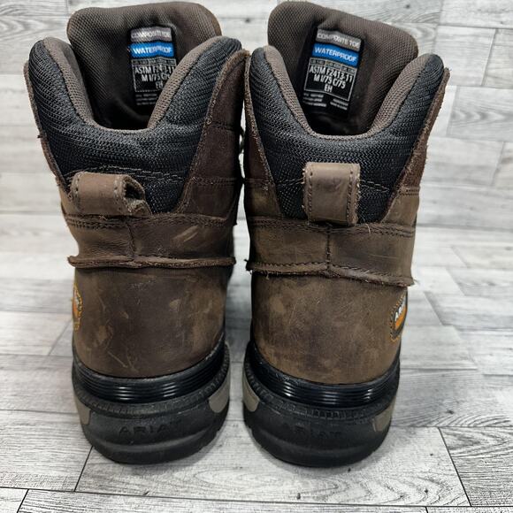 Ariat Work Boots Mens Size 14 D Brown Composite Toe Waterproof Slip Resistant main image 5
